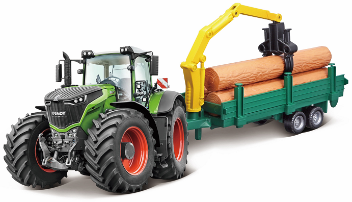 Fendt 1050 Vario met Bosbouwaanhanger