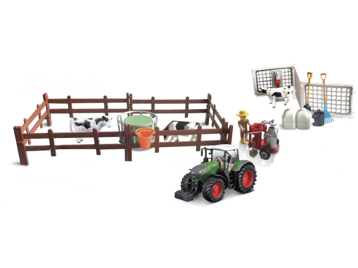 Farmland Playset - Cow Feeding - Fendt