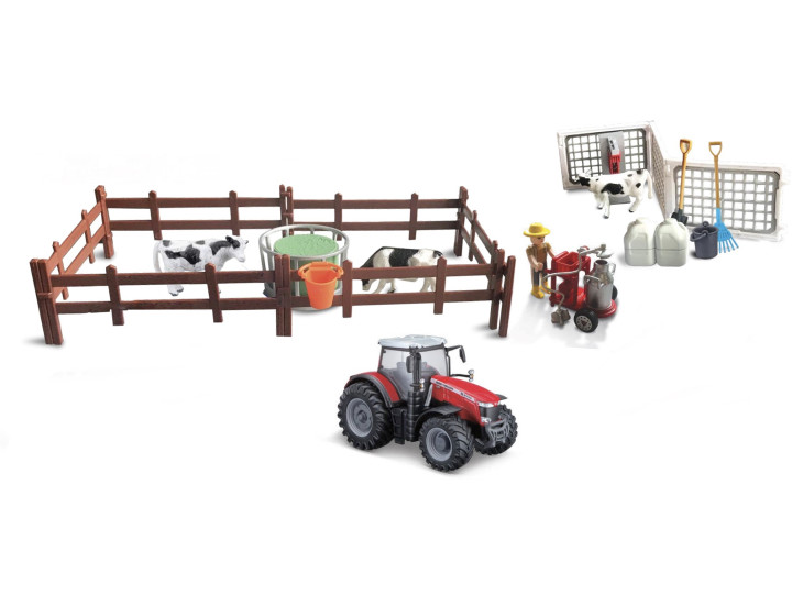 Farmland Playset - Cow Feeding - MF