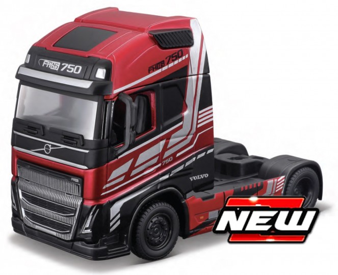 Volvo FH16 Globetrotter 750 XXL Rood/Zwart/Wit - 1:43
