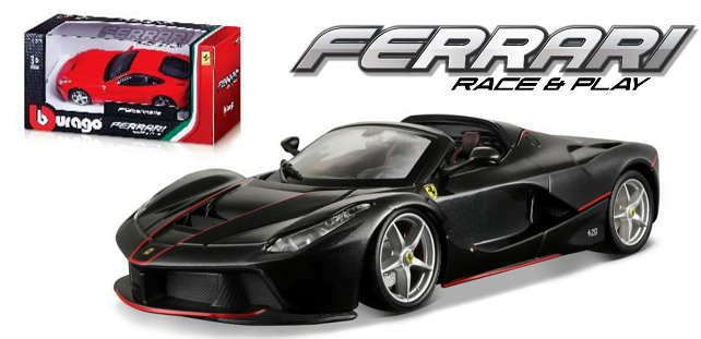 Ferrari LaFerrari Aperta Zwart - 1:43