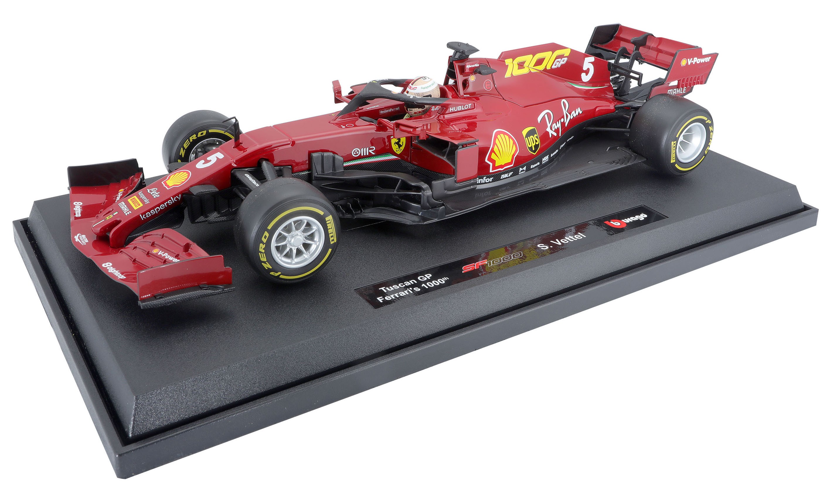 Ferrari Scuderia SF1000 Ferrari 1000th Race Toscane No.5 S. Vettel - 1:43