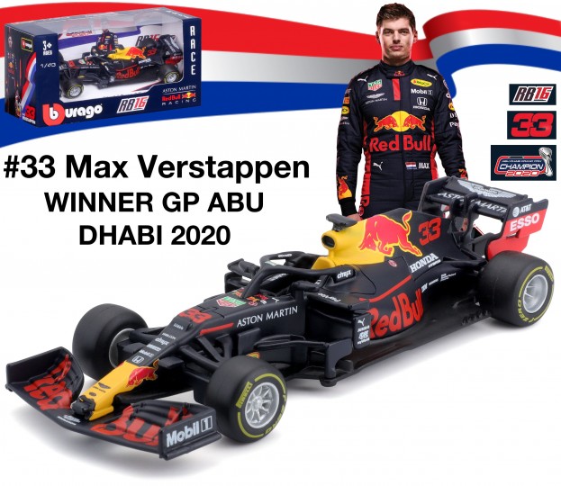 Red Bull Racing RB16 F1 No.33 Winner GP Abu Dhabi 2020 M. Verstappen - 1:43