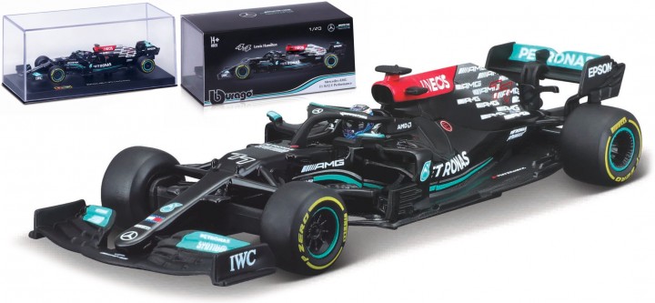 Mercedes-Benz AMG F1 W12 EQ Power+ No.77 2021 V. Bottas with Helmet - 1:43