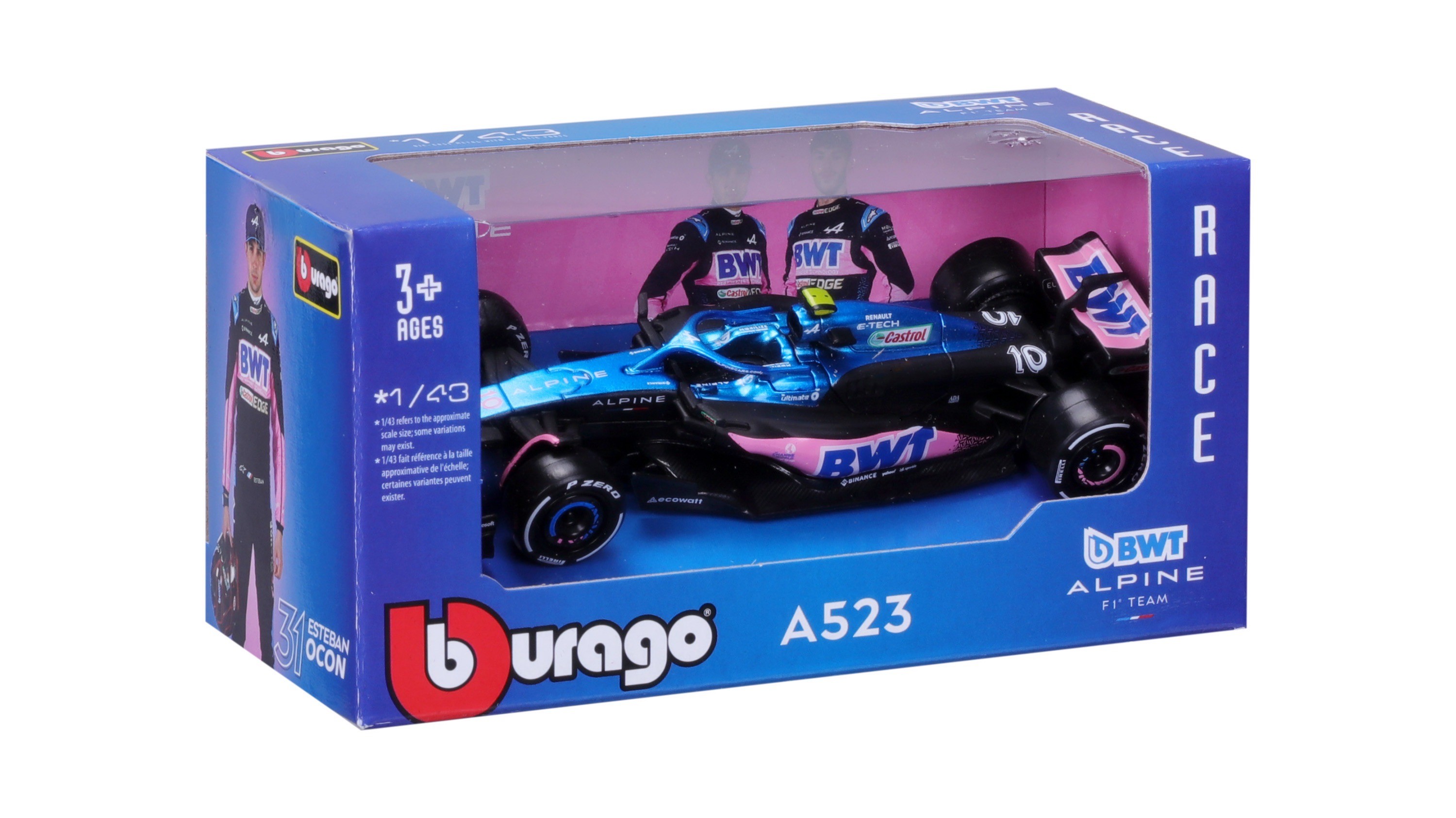 BWT Racing Renault Alpine A523 No.10 2023 P. Gasly - 1:43