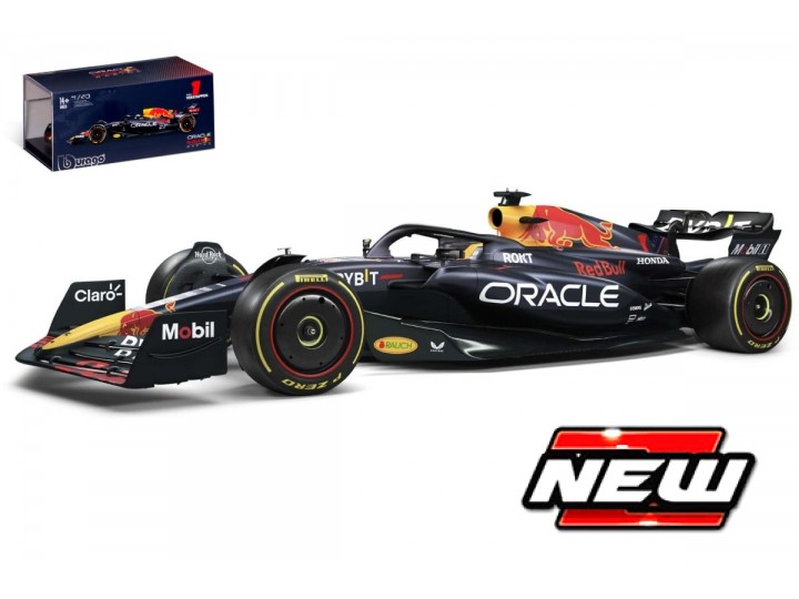 Red Bull Racing RB19 F1 No.1 2023 M. Verstappen with Helmet - 1:43