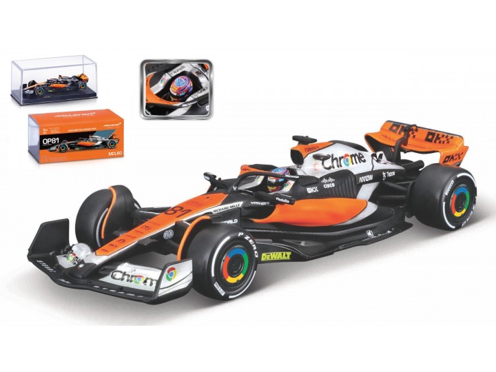 McLaren MCL60 No.81 2023 O. Piastri with Helmet - 1:43