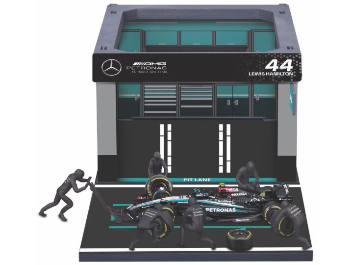 Mercedes-AMG F1 Team W14 Pit Pass Set 2023 No.44 L. Hamilton - 1:43