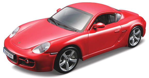 Porsche Cayman S Rood