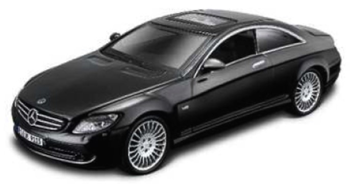 Mercedes-Benz CL550 Coupe Zwart