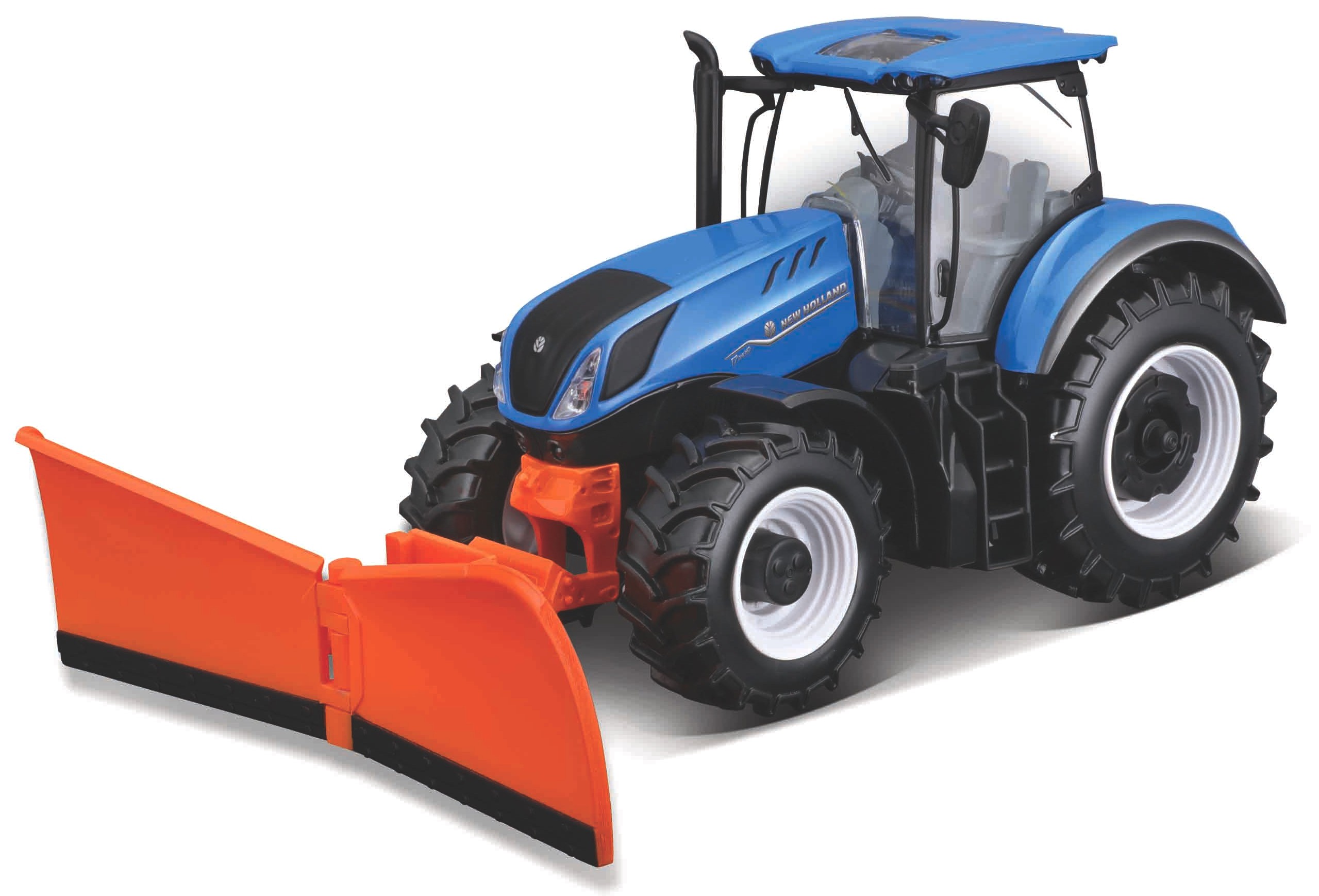 New Holland T7 HD Tractor + Snow Plough - 1:32