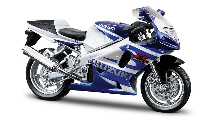 Suzuki GSX-R750 Blauw/Wit