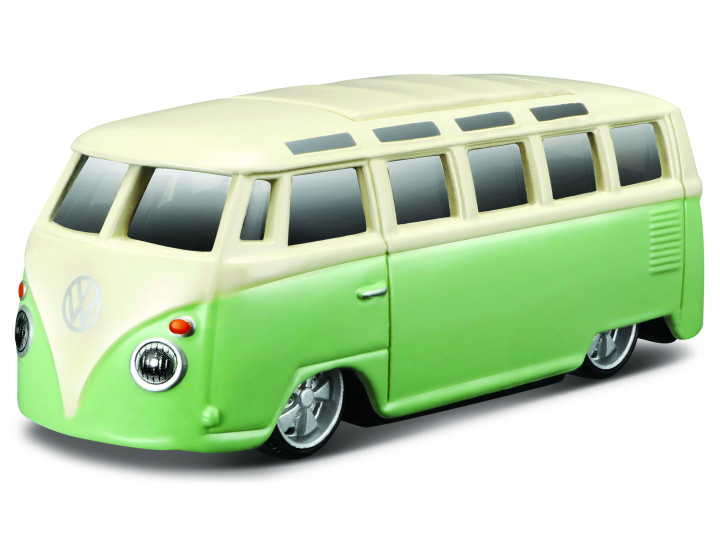 Volkswagen T1 Samba Van Green/Creme - 1:64