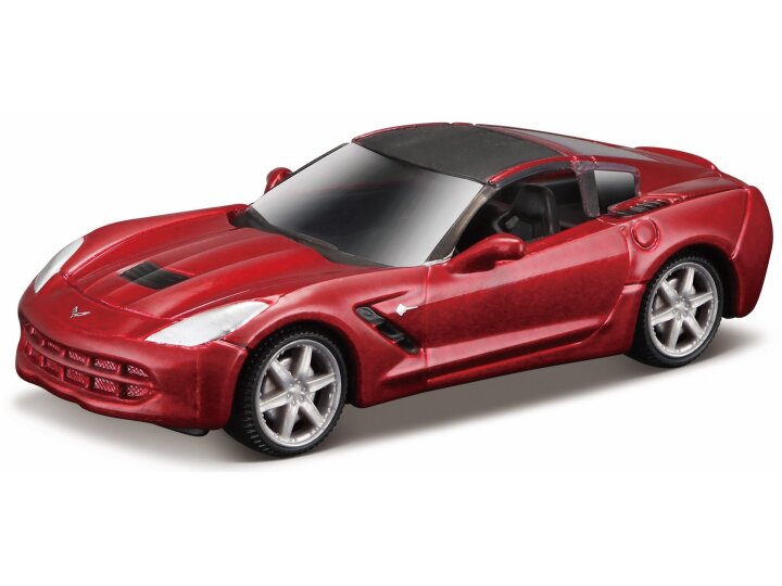 Chevrolet Corvette Stingray Rood Metallic - 1:64