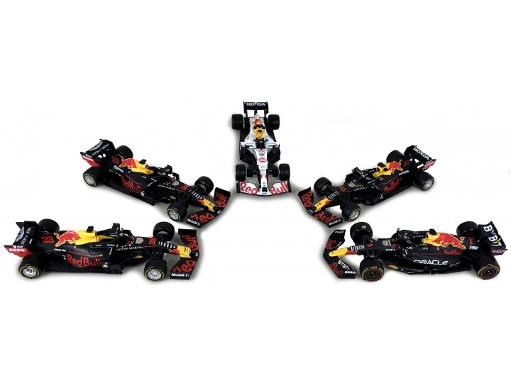Red Bull Racing Set 5-cars - 1:43