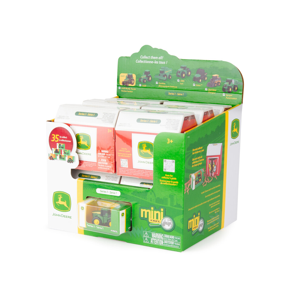 John Deere Mini Ertl Assortment - Box of 12 pieces