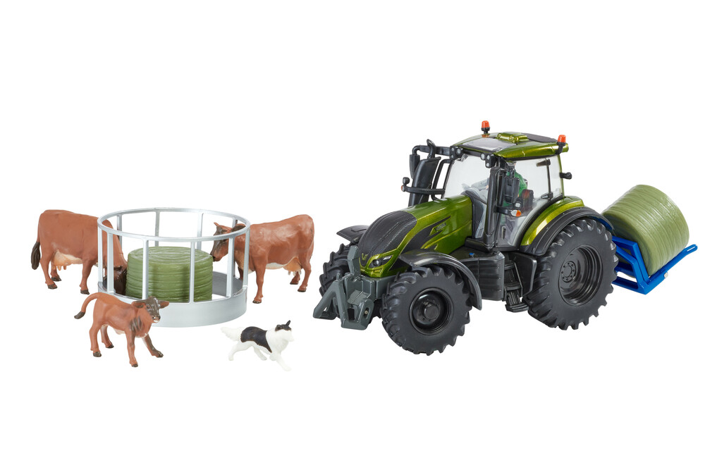 Valtra T254 Olive Green Metallic Playset - 1:32