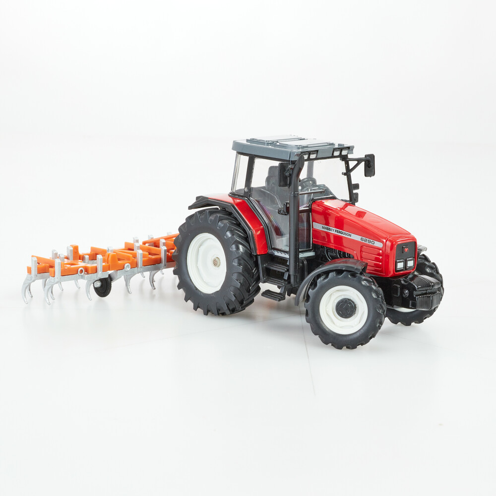 Massey Ferguson 6290 met Cultivator - 1:32