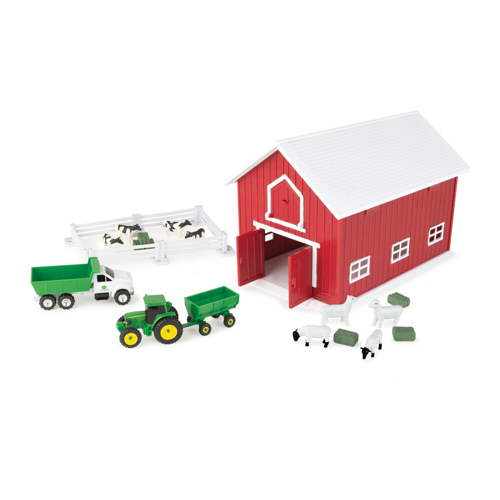 John Deere 24pcs Farm Play Set - 1:64