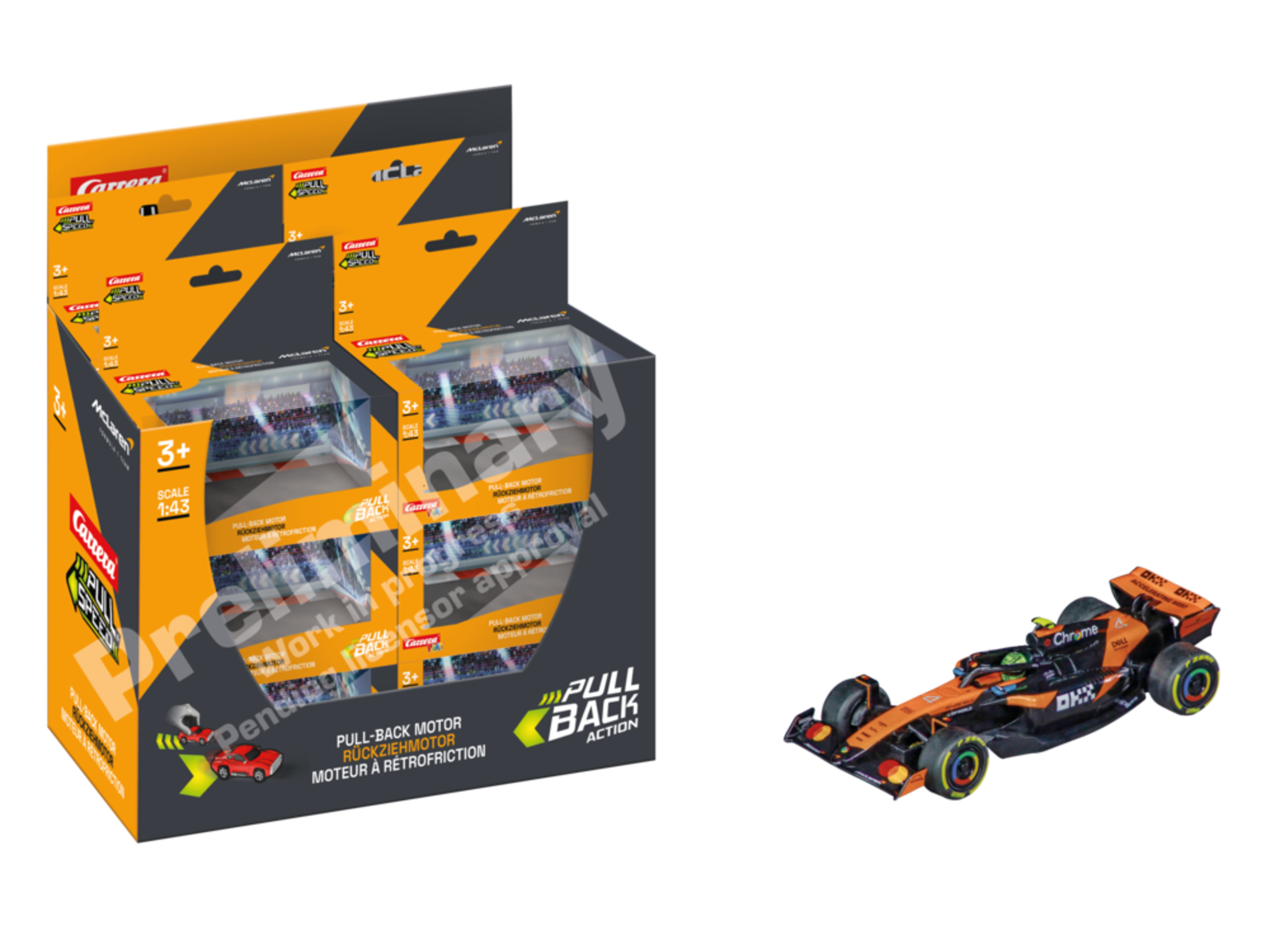 Pull and Speed - Display MCL39 No.4 L. Norris