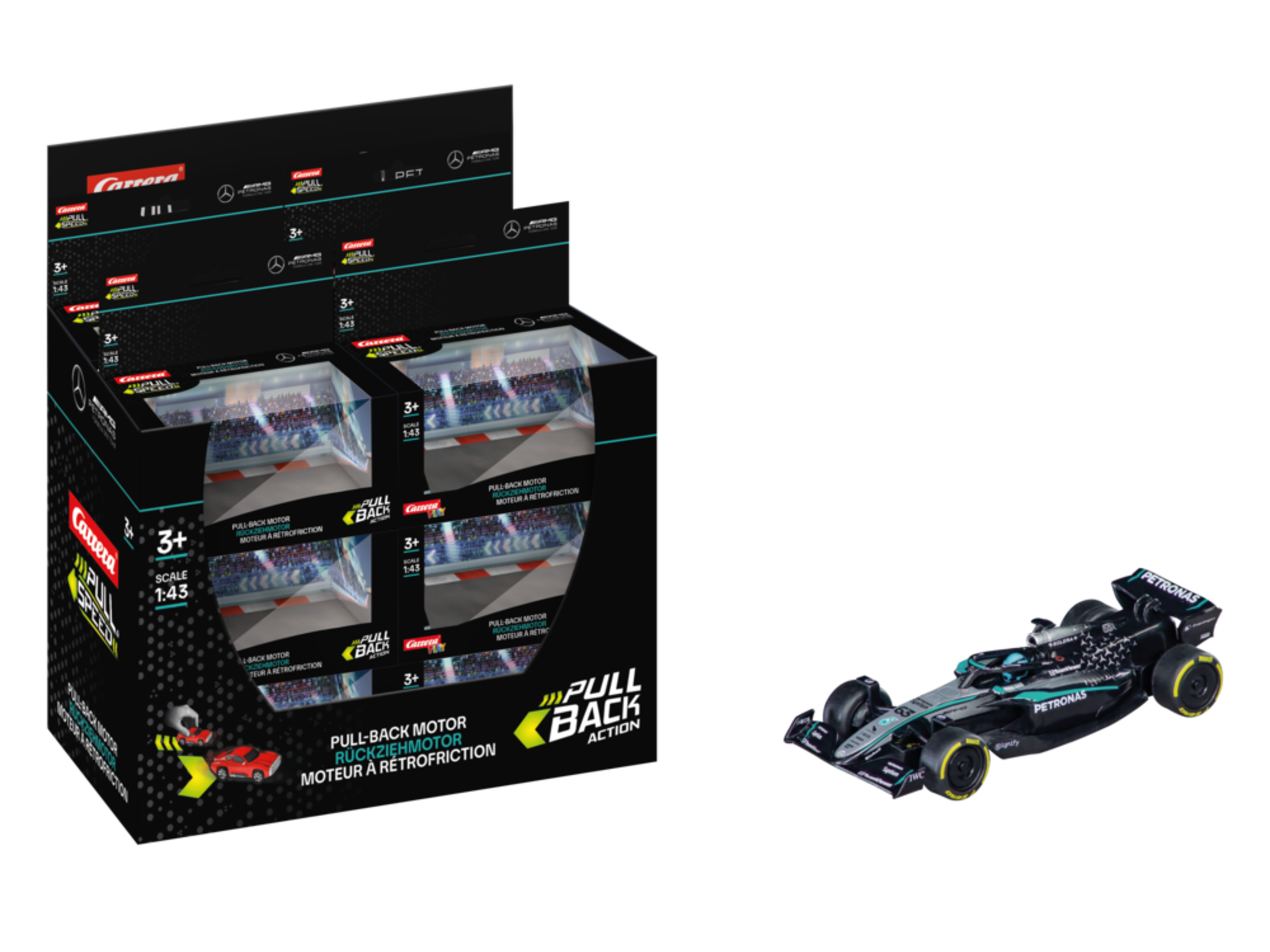 Pull and Speed - Mercedes-AMG W16 E Performance No.63 G. Russell - 1:43