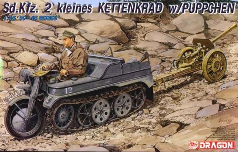 Sd.Kfz. 2 Kettenkrad with Figurine - 1:35