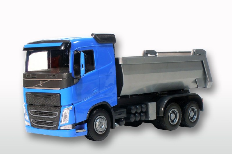 Volvo FH 6x4 Kieper Blauw - 1:25