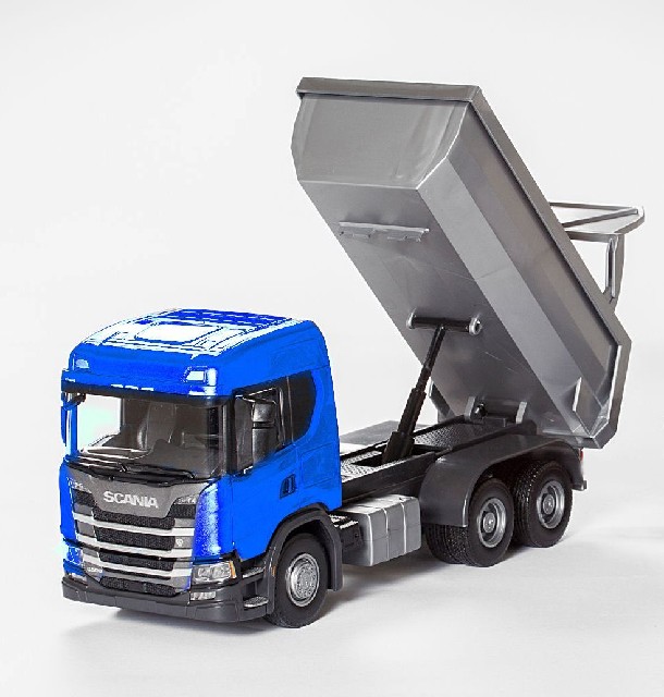 Scania G500 6x4 Kieper Blauw - 1:25