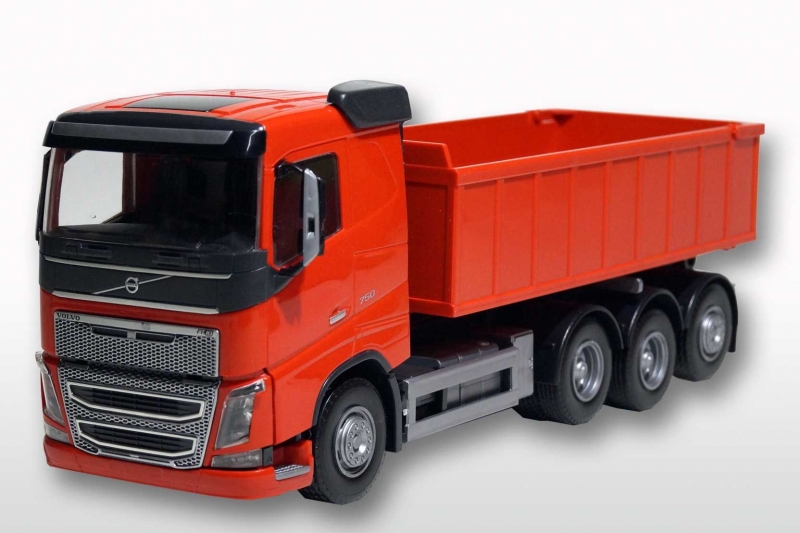 Volvo FH 8x4 met Afzetcontainer Rood - 1:25