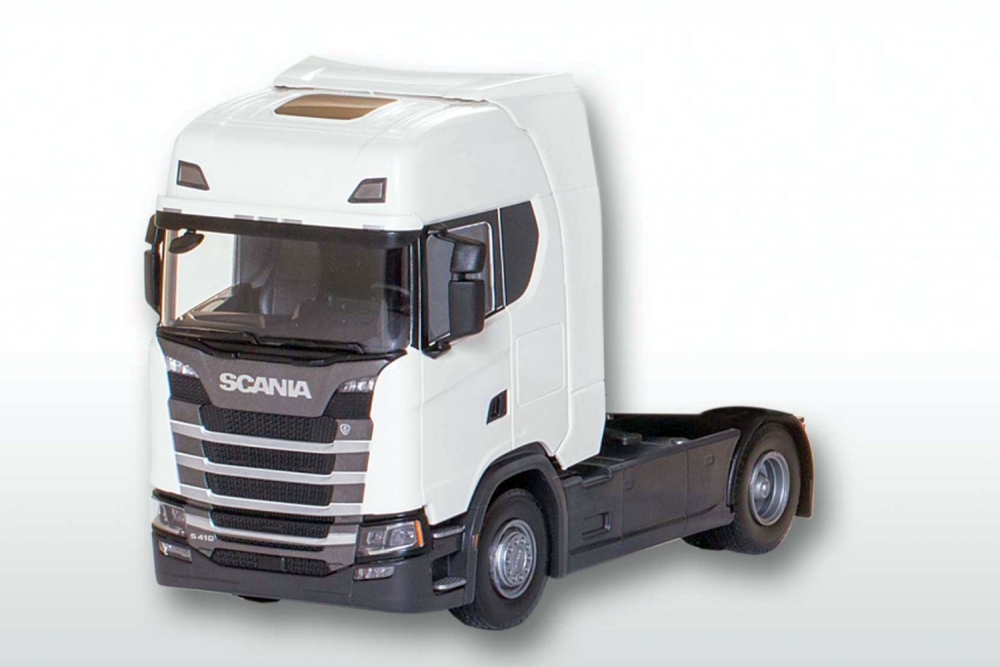 Scania CS410 4x2 White - 1:25