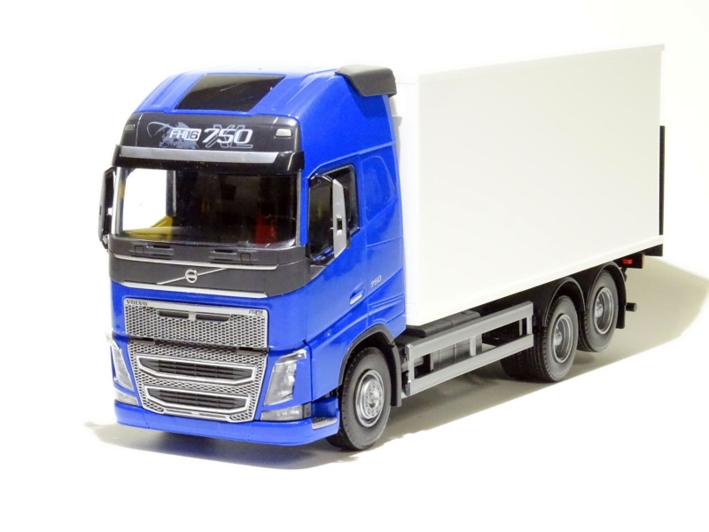Volvo FH 6x4 Bakwagen Blauw - 1:25