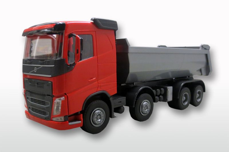 Volvo FH4 8x4 Kieper Rood - 1:25