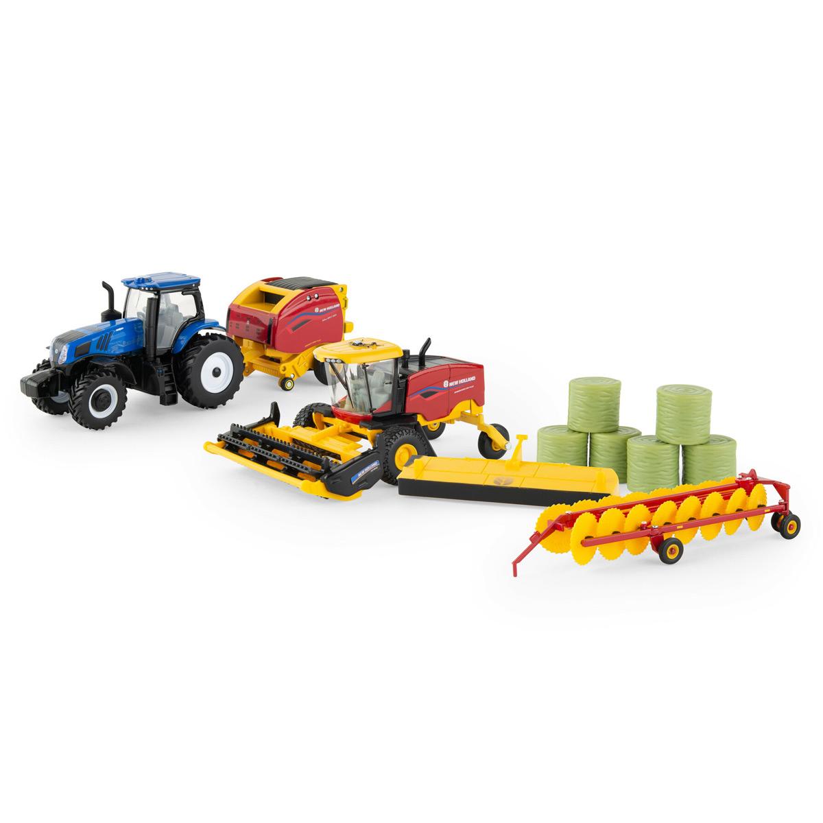 New Holland Haying Set - 1:64