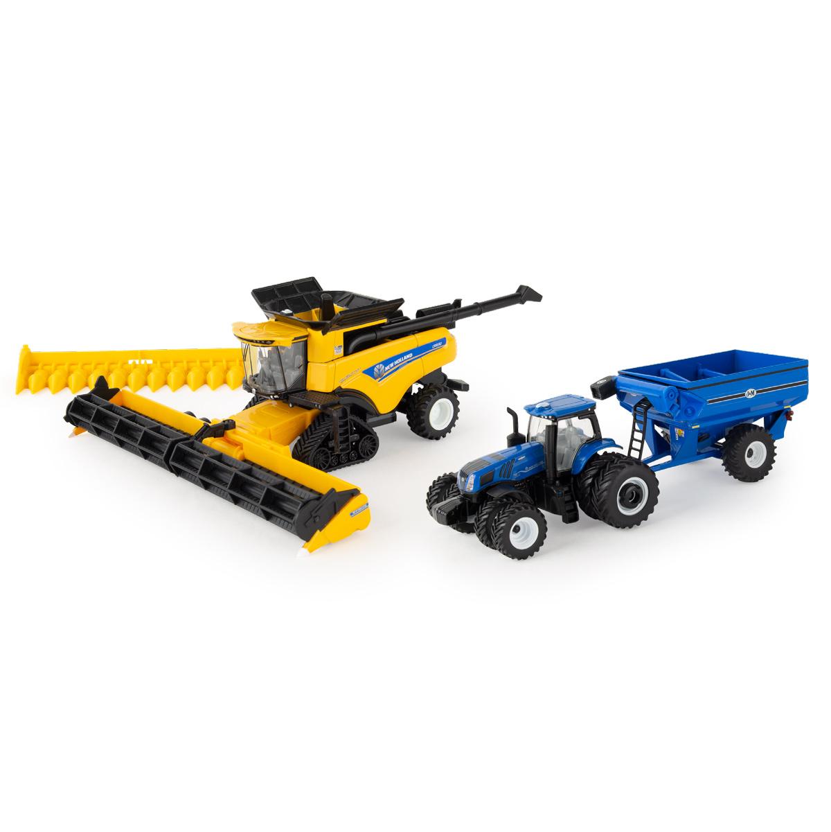 New Holland CR8.90 Combine Harvesting Set - 1:64
