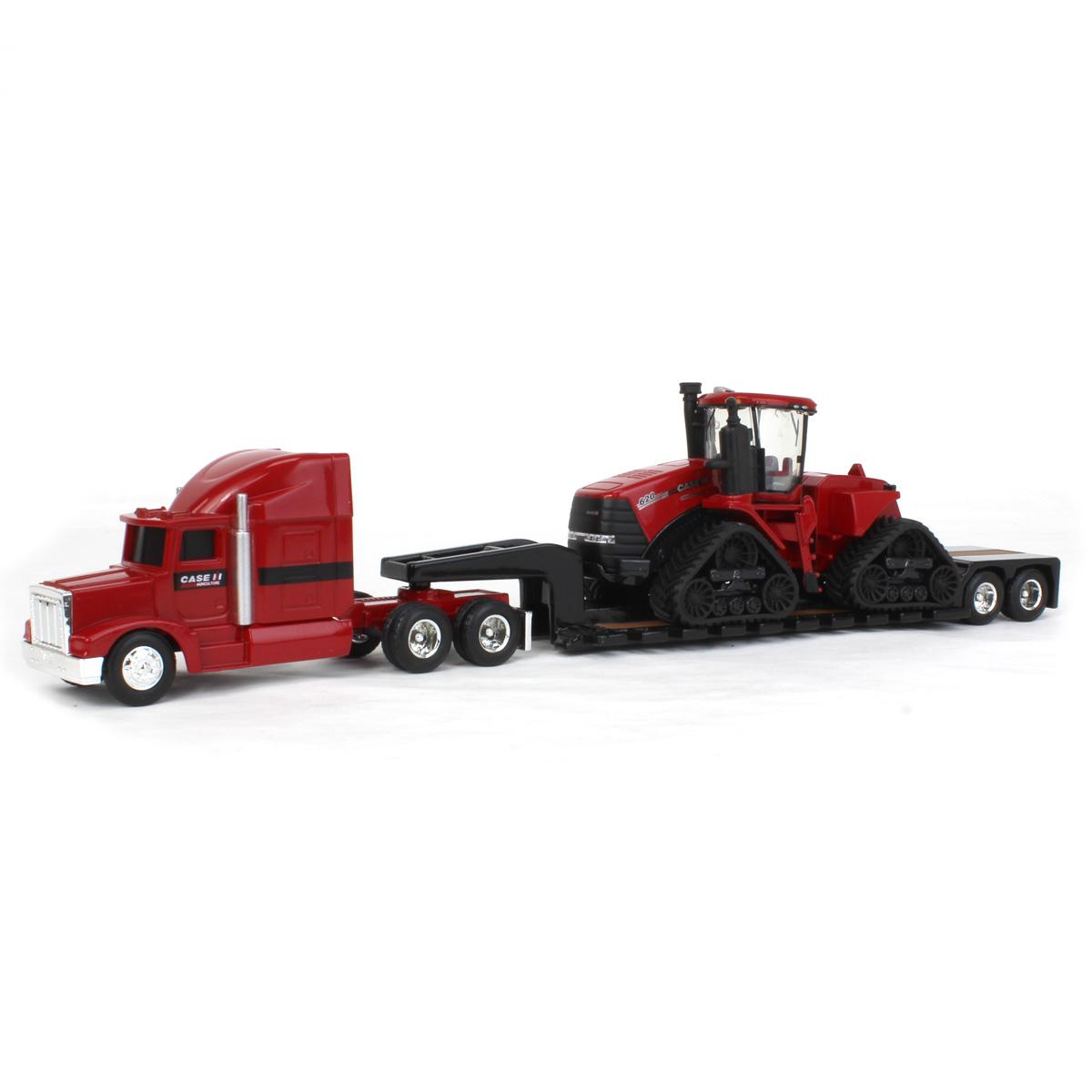 Case IH Semi Truck with Lowloader and Case IH Quadtrac 620 - 1:64