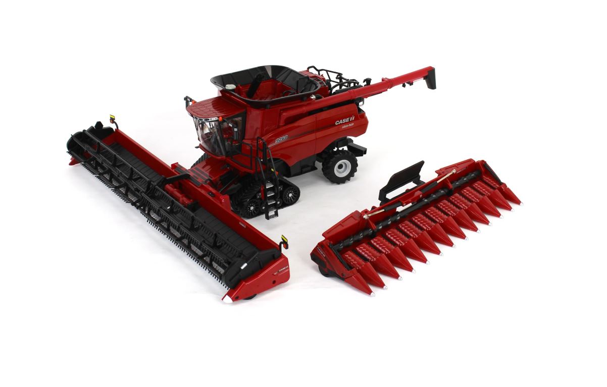 Case IH AFS Connect 9260 Tracked Combine with 2 Heads Prestige Collection - 1:32