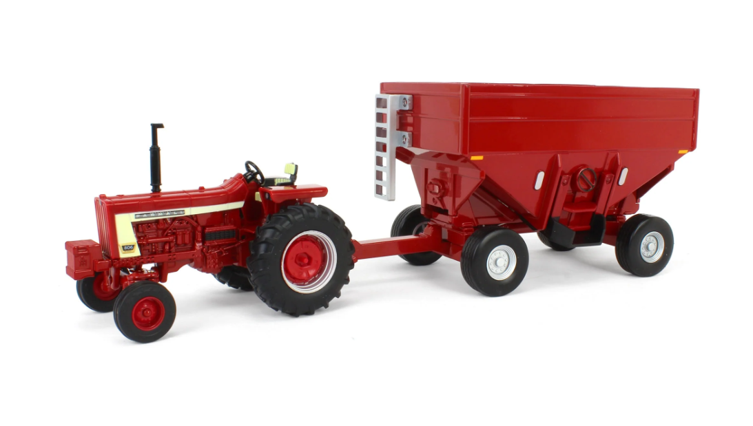Farmall 806 with Gravity wagon - 1:32