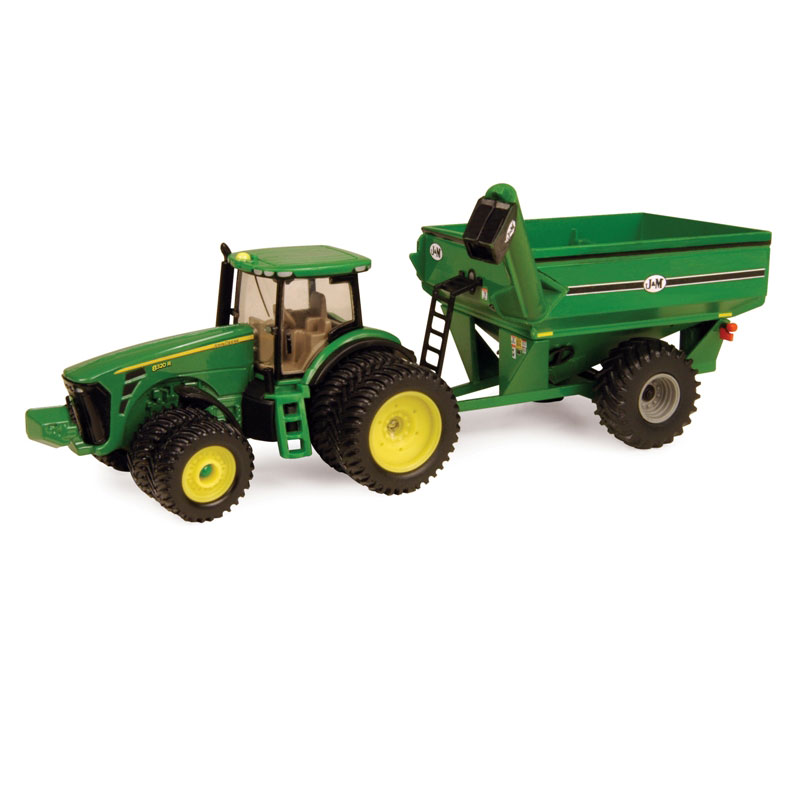 John Deere 8320R with Grain Cart - 1:64