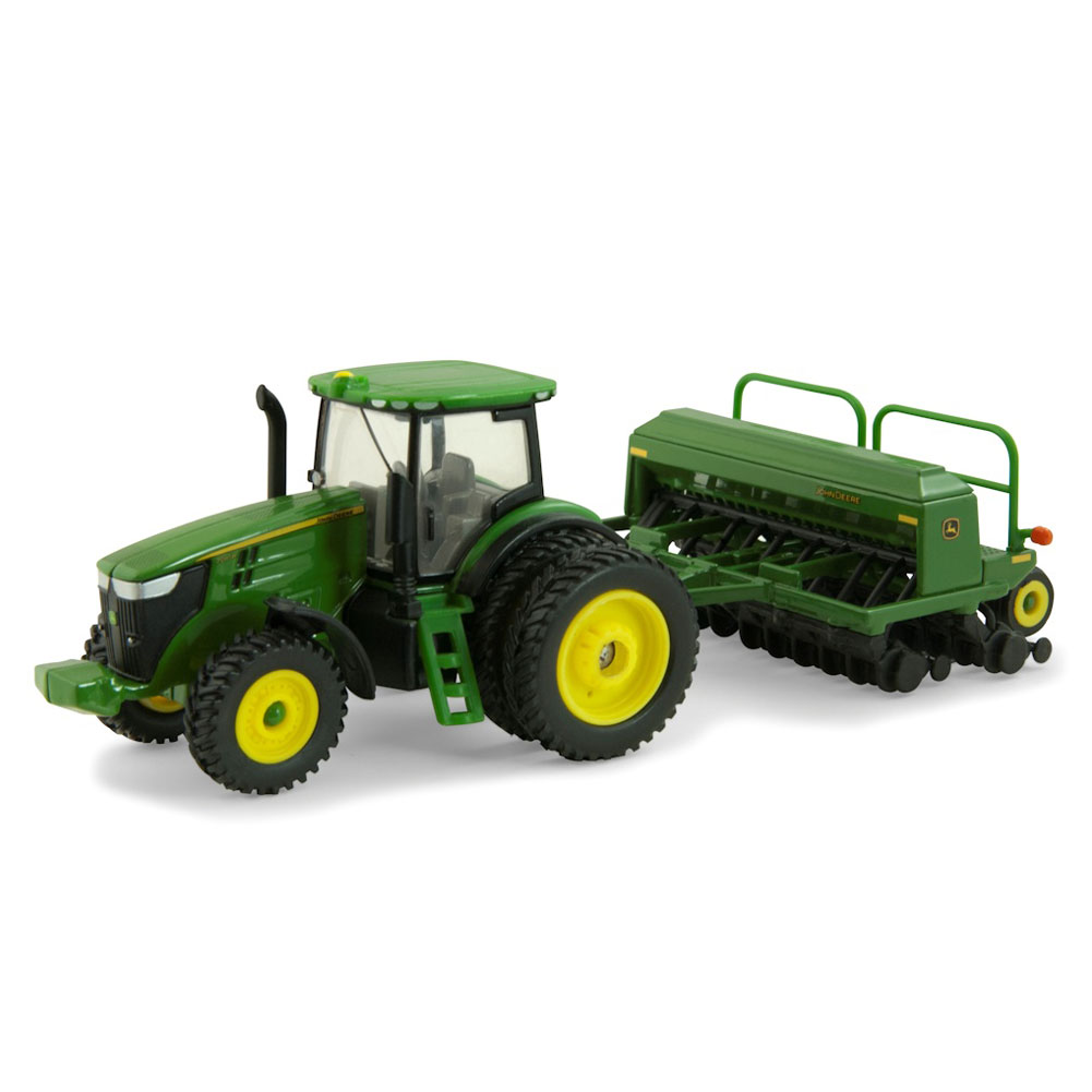 John Deere 7215R with Grain Drill - 1:64