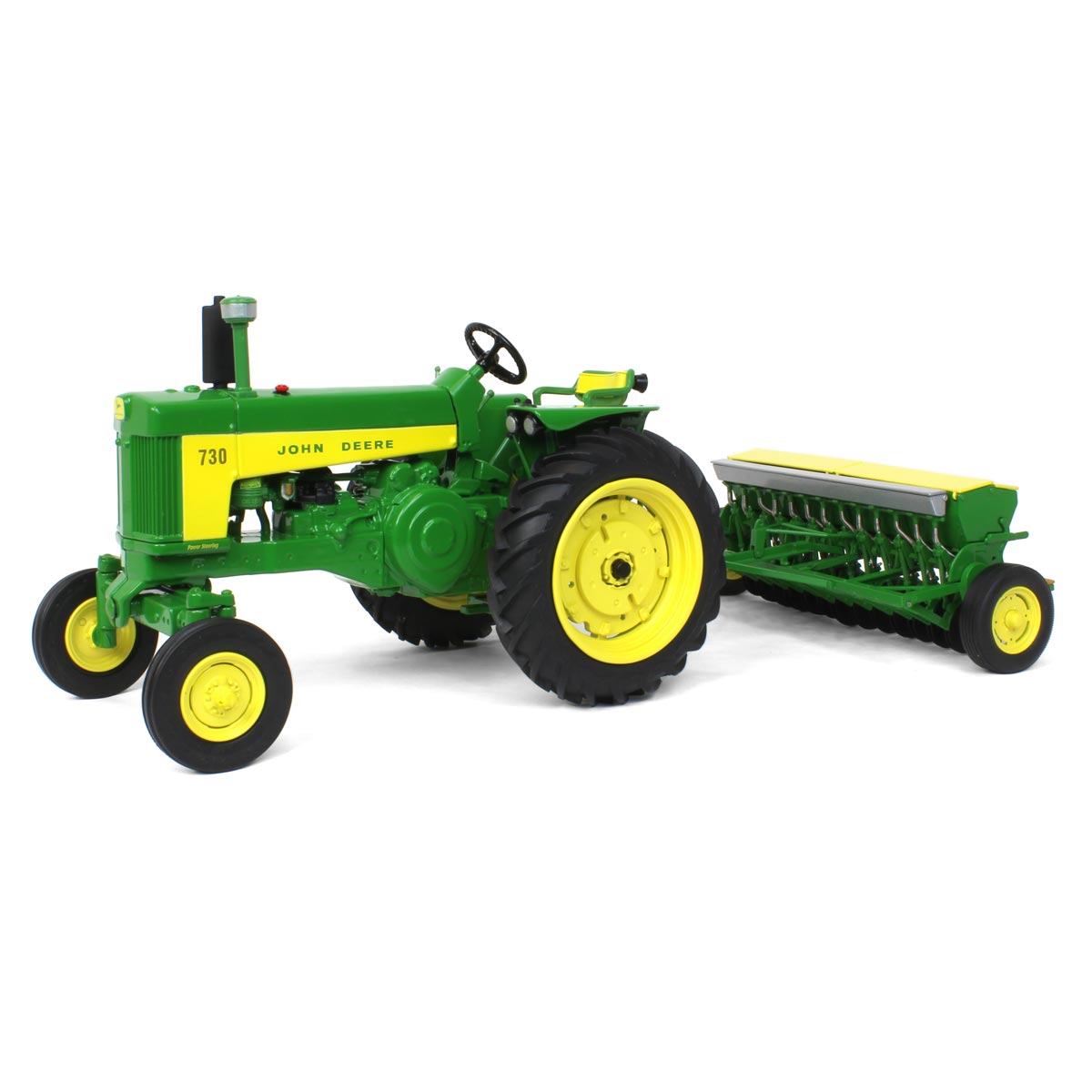 John Deere 730 with Grain Drill Prestige Collection - 1:16