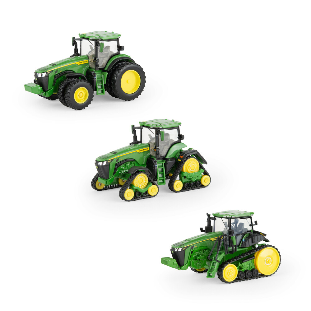 John Deere 8R Set (8RX - 8R - 8RT) Prestige Collection - 1:64