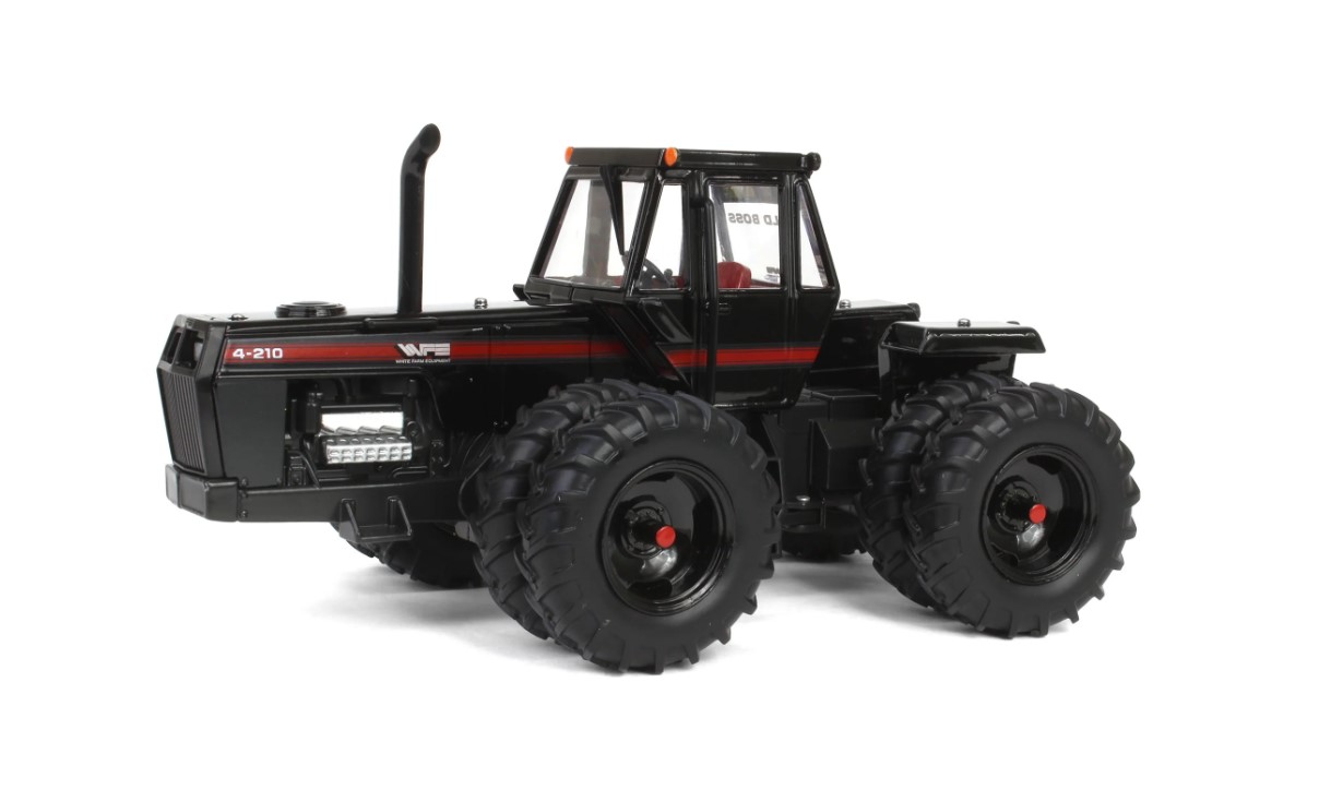 White 4-210 4wd with Duals 2024 National Farm Toy Museum Select Series Black Chase - 1:32