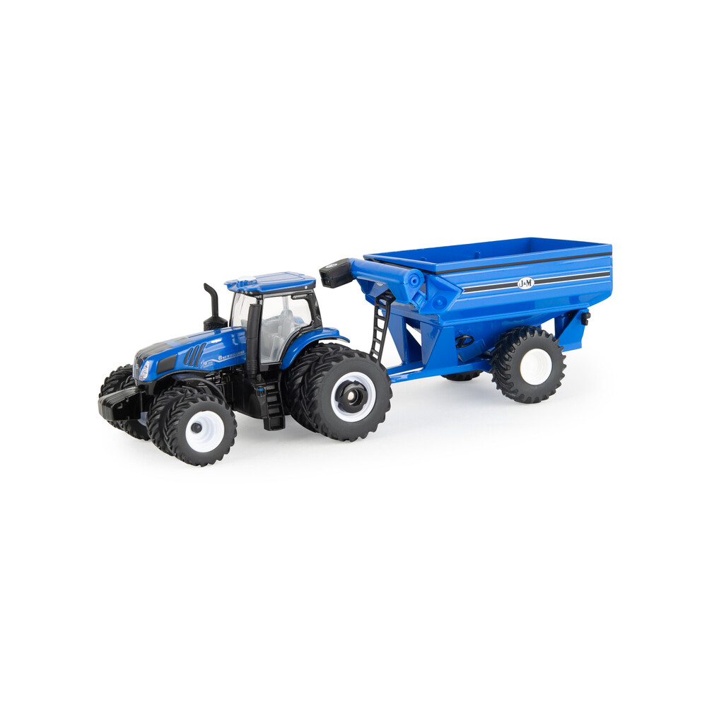 New Holland T8.385 with grain cart - 1:64