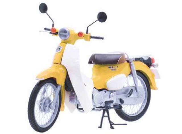 Honda Super Cub 110 Pearl Flash Yellow - 1:12