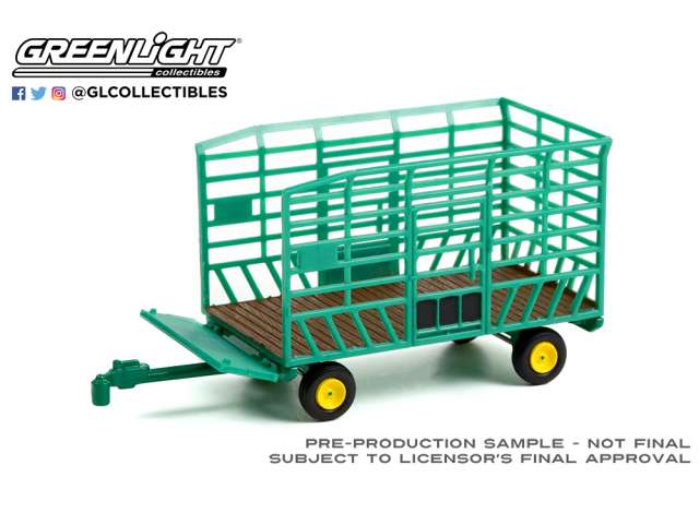 Bale Throw Wagon Groen - 1:64