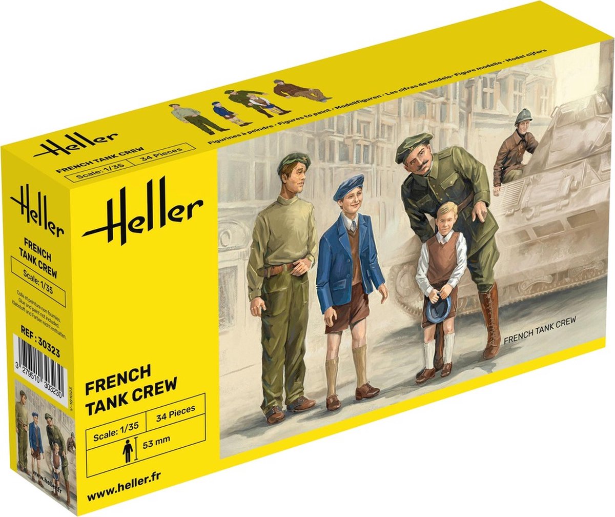 French Tank Crew - 1:35