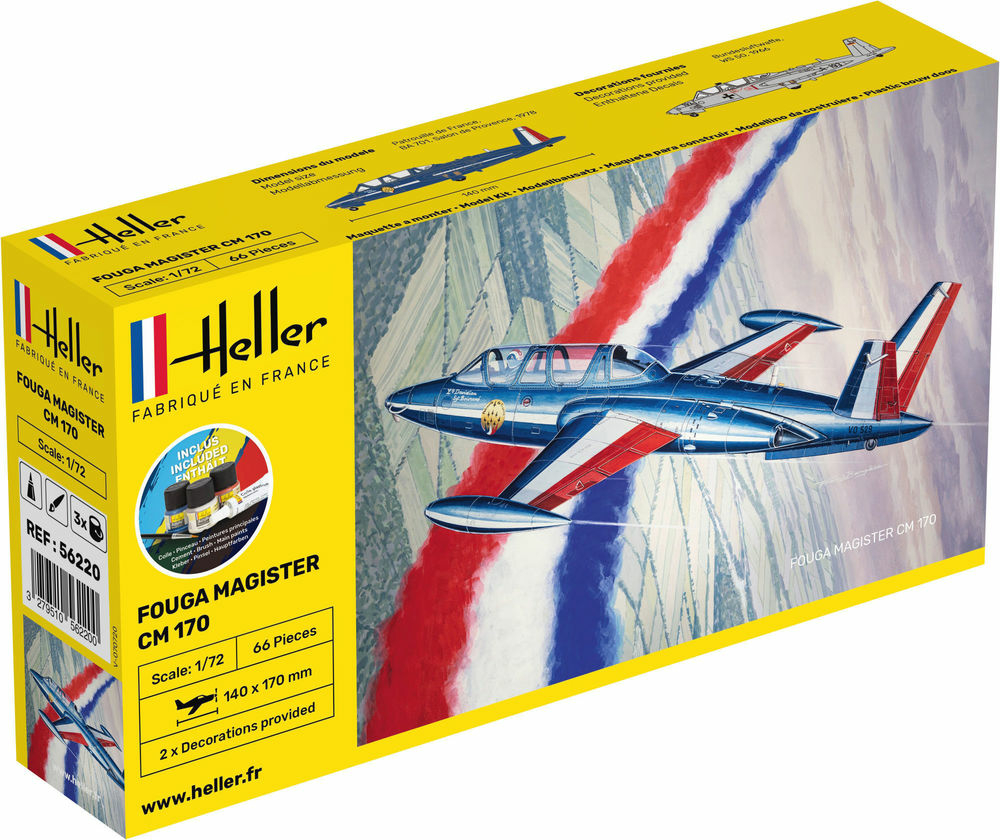 Starter Kit Fouga Magister CM 170 - 1:72