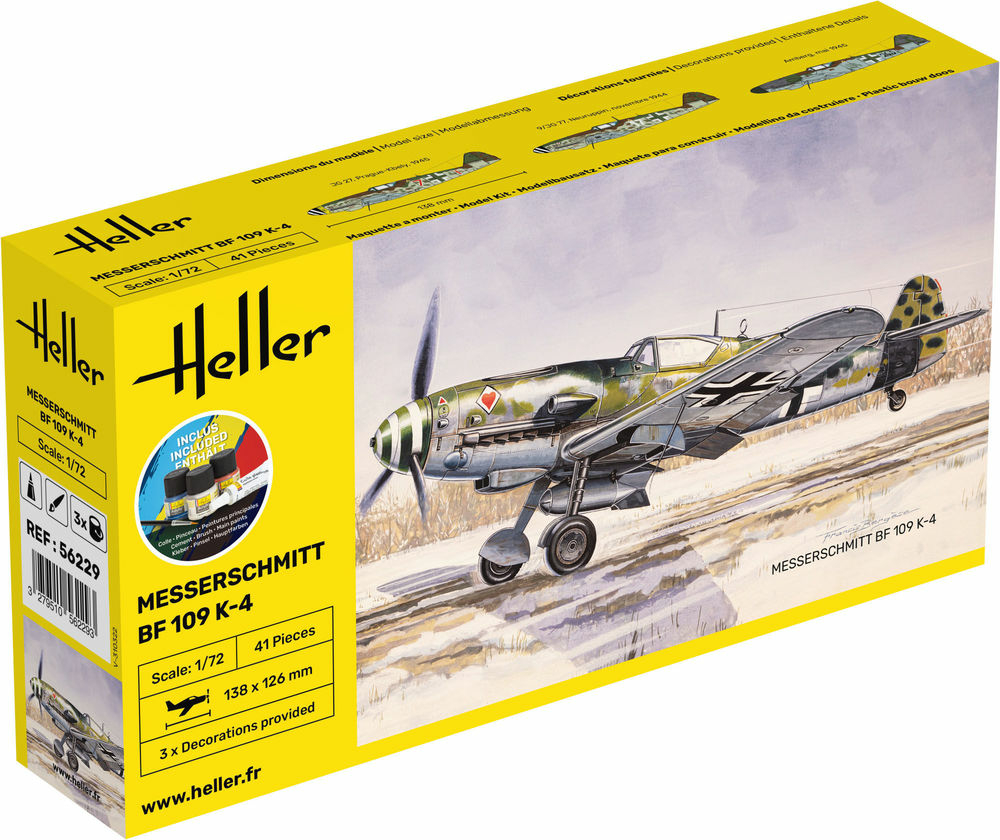 Starter Kit Messerschmitt Bf 109 K-4 - 1:72