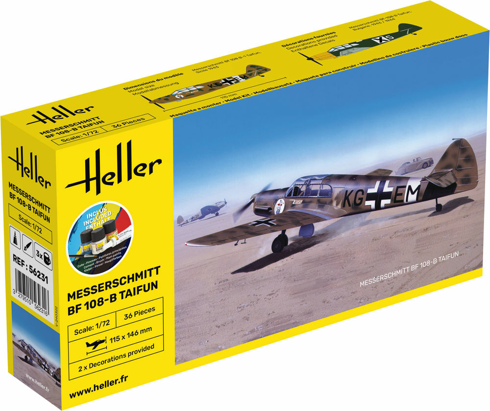Starter Kit Messerschmitt Bf 108 B Taifun - 1:72