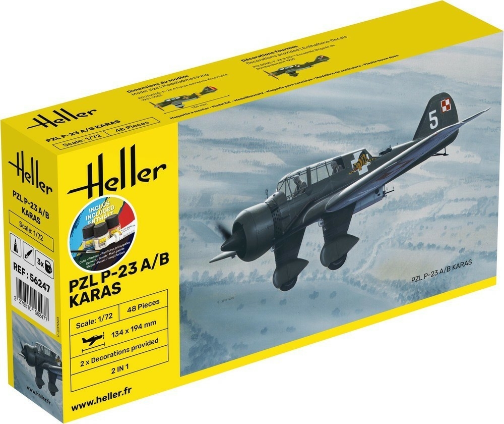Starter Kit PZL 23 Karas - 1:72